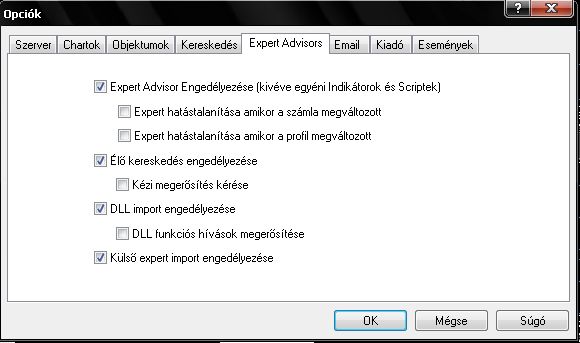 turbó opciók